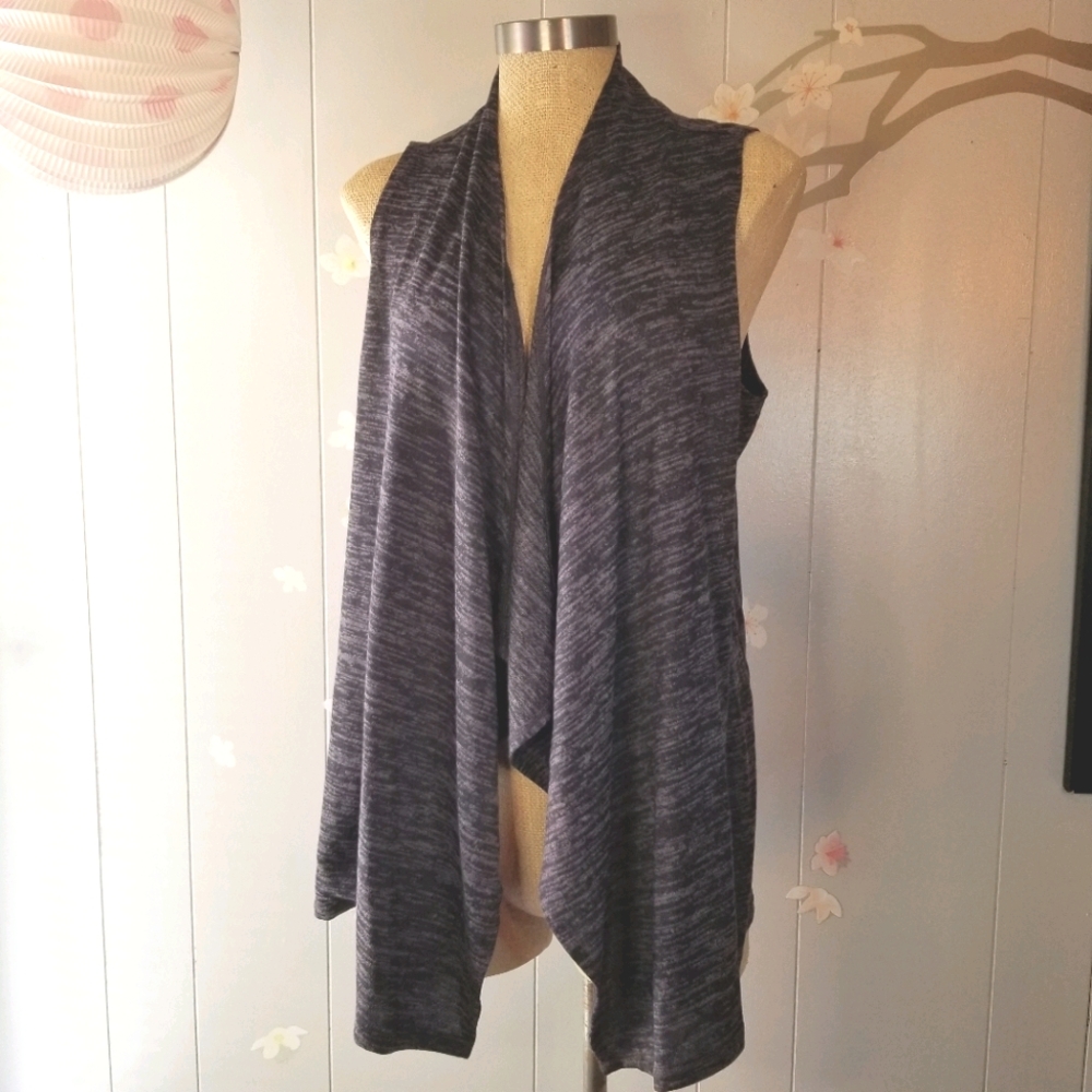 LOGO by Lori Goldstein Drape Vest